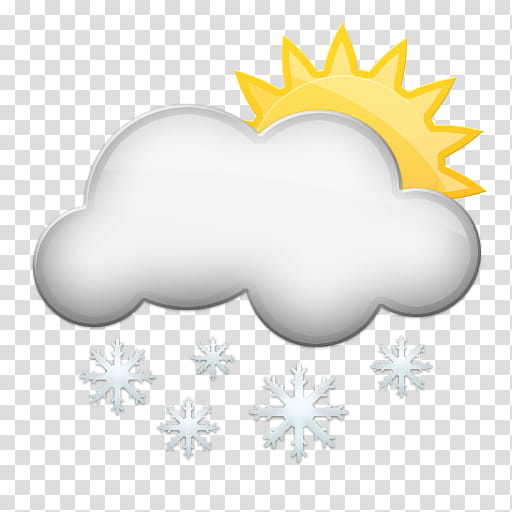 SILq Weather Icons, snow sun transparent background PNG clipart