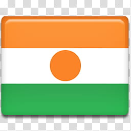 All in One Country Flag Icon, Niger-Flag- transparent background PNG clipart
