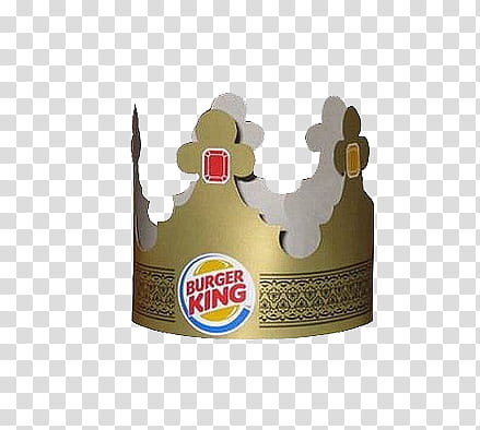 AESTHETIC GRUNGE, brown Burger King crown transparent background PNG clipart