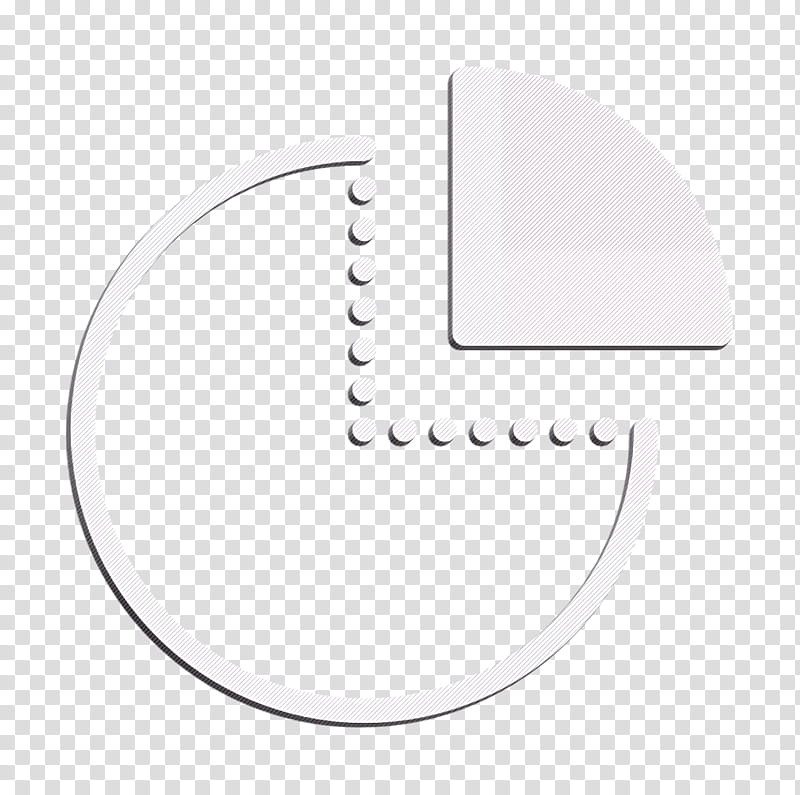 Business Set icon Pie chart icon, White, Black, Text, Light, Circle, Blackandwhite, Logo, Line transparent background PNG clipart