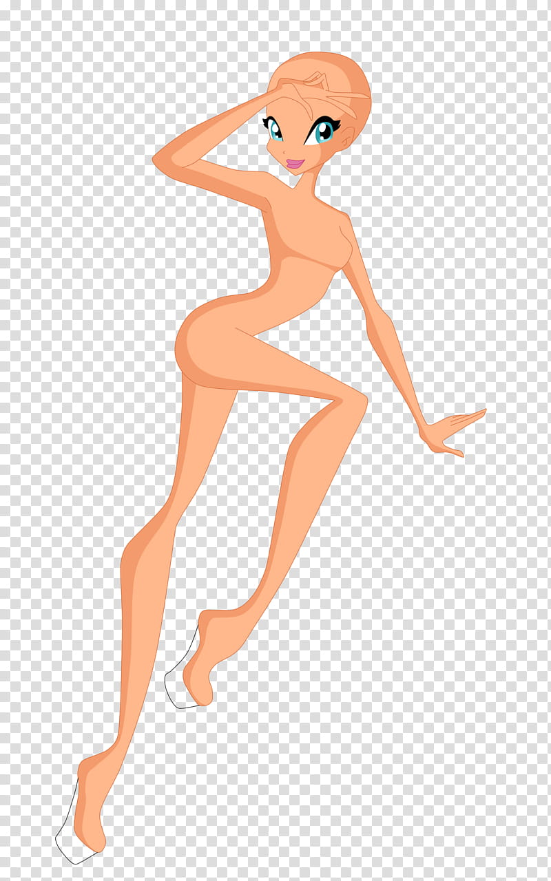 Winx Club sirenix Base , naked woman illustration transparent background PNG clipart