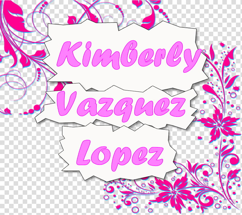 NOMBRE PARA Kimberly Vazquez Lopez transparent background PNG clipart