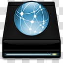 Darkness icon, NetworkDisk Atype, round blue illustration transparent background PNG clipart