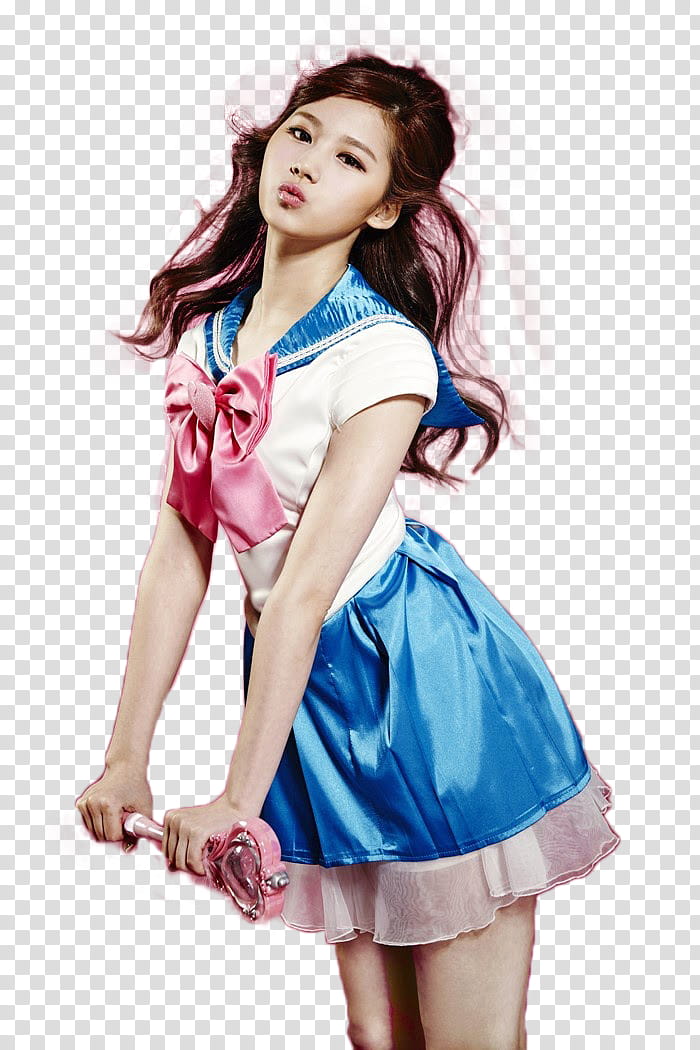 SIXTEEN TWICE p, Sana twice sisteen transparent background PNG clipart