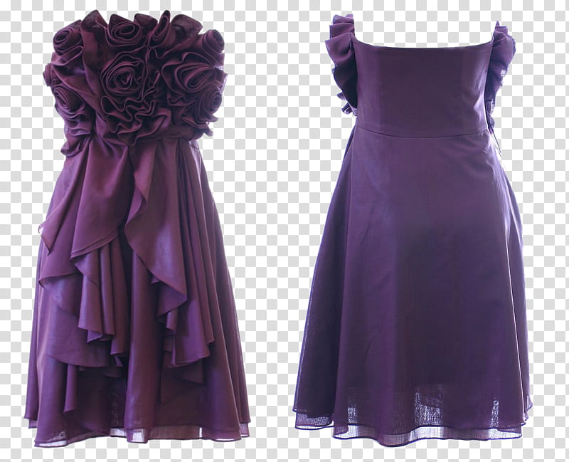 dresses , women's purple strapless dress collage transparent background PNG clipart