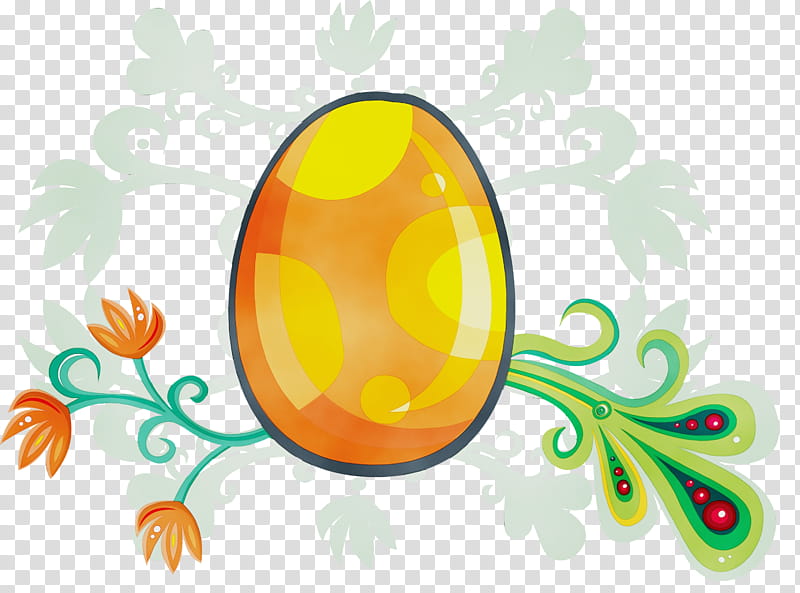 Easter Egg, Easter
, Yellow, Animal, Meter, Orange, Leaf, Plant transparent background PNG clipart