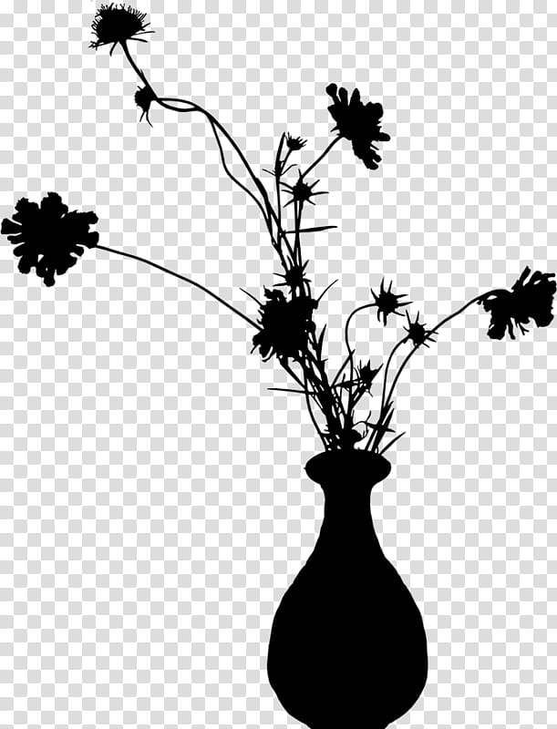 Tree Of Life, Plant Stem, Flower, Vase, Silhouette, Leaf, Plants, Branch transparent background PNG clipart