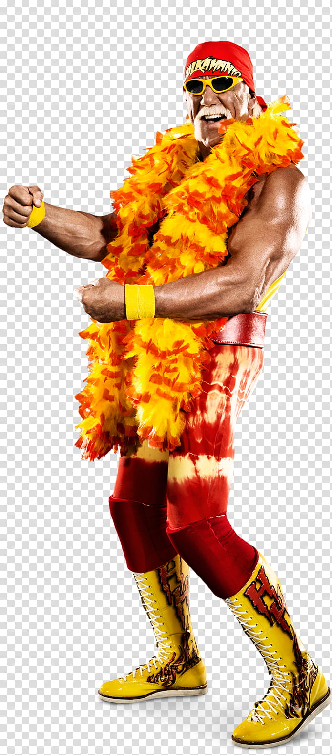 Hulk Hogan WWE com transparent background PNG clipart