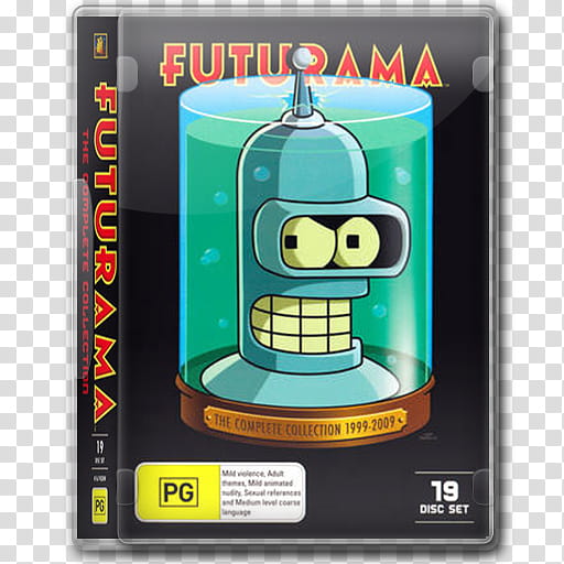 DvD Case Icon Special , Futurama DvD Case transparent background PNG clipart