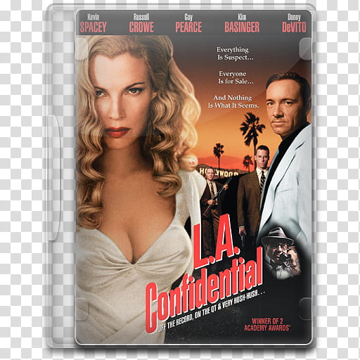 Movie Icon Mega , LA Confidential, L.A. Confidential case illustration transparent background PNG clipart