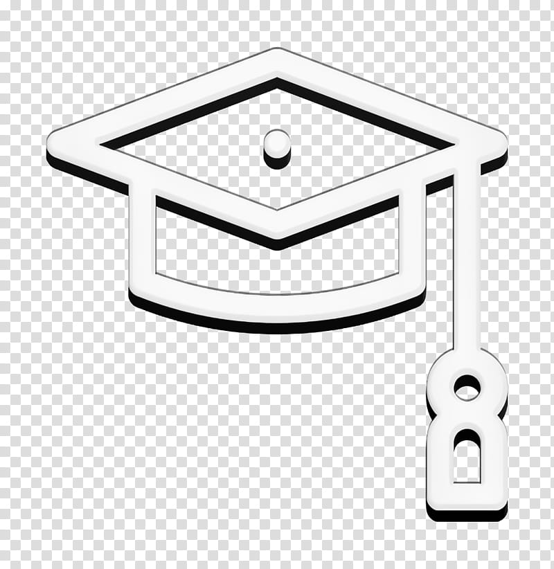 University icon Mortarboard icon, Table, Square transparent background PNG clipart