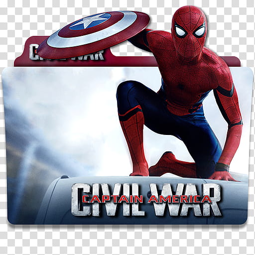 Captain America Civil War  Folder Icon, Captain America - transparent background PNG clipart