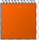 Vista Rainbar V English, rectangular orange illustration transparent background PNG clipart