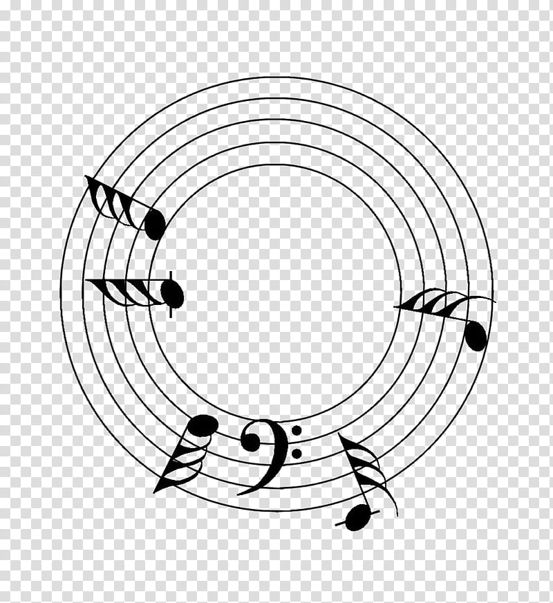 Black Circle, Angle, Point, Clef, Bass, White, Black And White
, Line Art transparent background PNG clipart