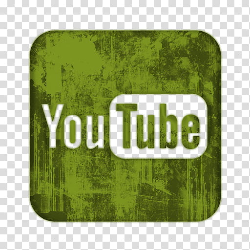  YouTube Icons Promo Pack, greengrunge you tube webtreats transparent background PNG clipart