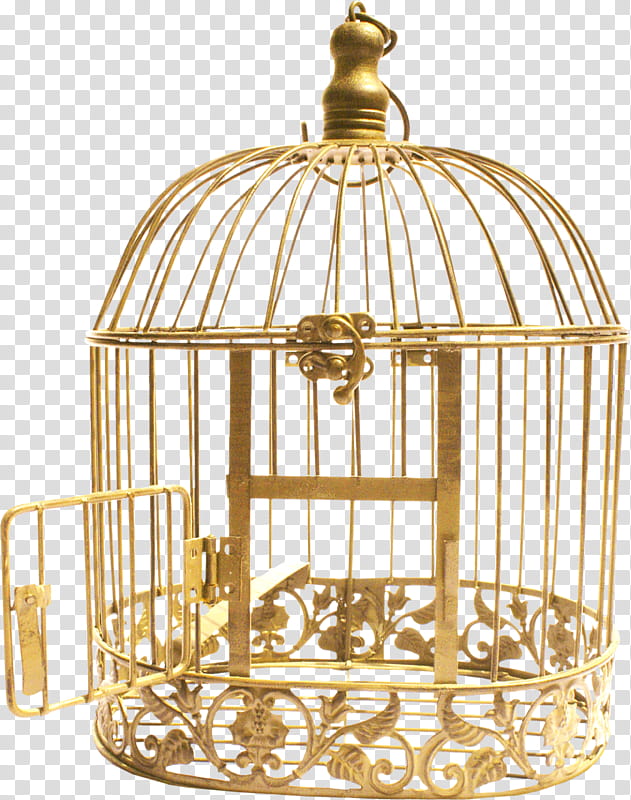 brown metal birdcage transparent background PNG clipart