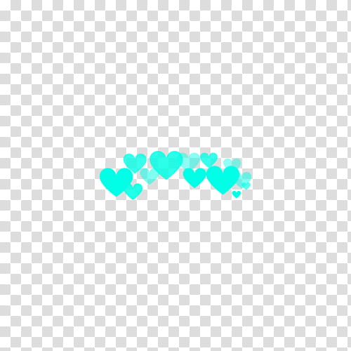 ES , blue hearts icon transparent background PNG clipart