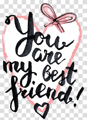Forever friends transparent background PNG cliparts free download