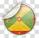 world flags, Grenada icon transparent background PNG clipart