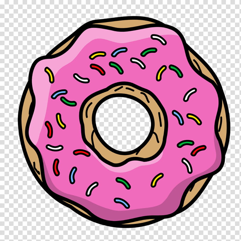 Web Design, Donuts, Drawing, Sticker, Simpsons, Doughnut, Pink, Pastry transparent background PNG clipart