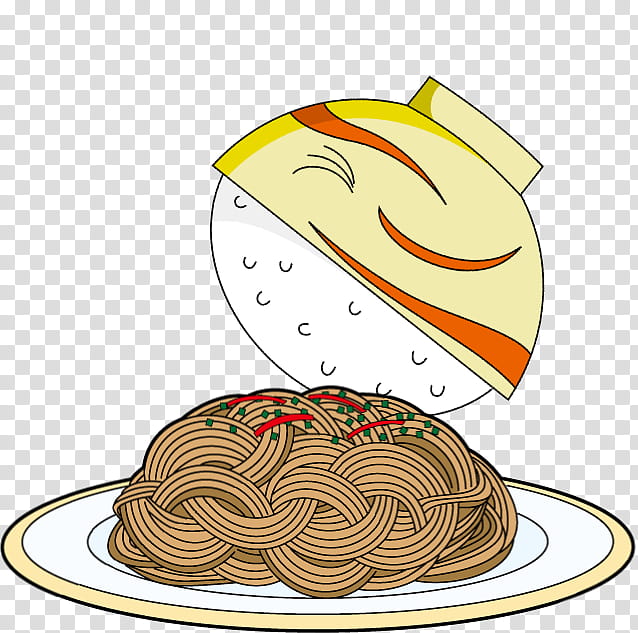 Hat, Food, Japanese Cuisine, Yakisoba, Bunsik, Carbohydrate, Text, Line Art transparent background PNG clipart