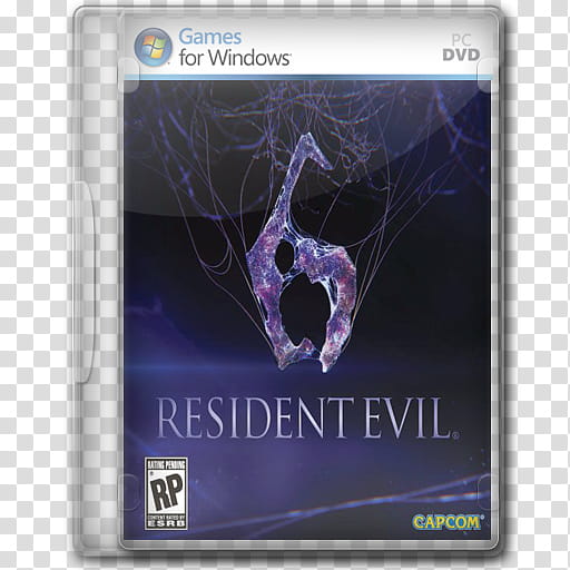 Resident Evil  Icon PC Game, Games for Windows Resident Evil PC DVD game case transparent background PNG clipart