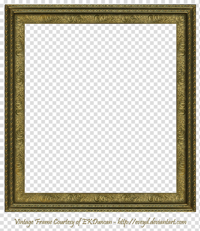 Antique Scroll Frame Square Creation EKDuncan, square green and white vintage frame transparent background PNG clipart