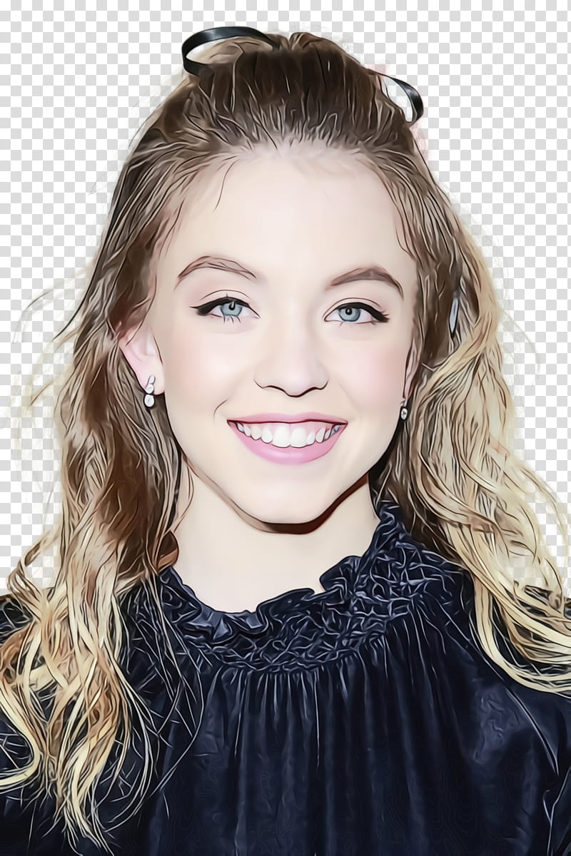 Eye, Sydney Sweeney, Euphoria, Hair, Makeover, Long Hair, Hair Coloring, Blond transparent background PNG clipart