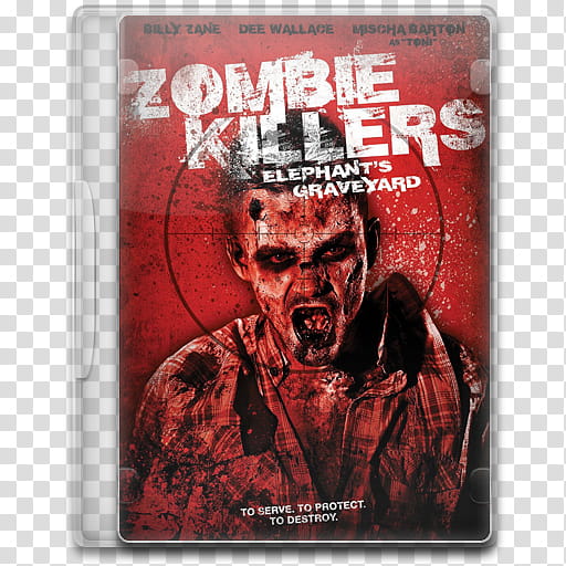 Movie Icon Mega , Zombie Killers, Elephant's Graveyard, Zombie Killers Elephant's Graveyard DVD case transparent background PNG clipart