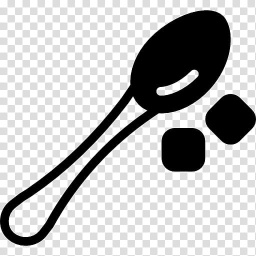 Kitchen, Coffee, Spoon, Sugar Spoon, Food, Line Art, Cutlery, Blackandwhite transparent background PNG clipart