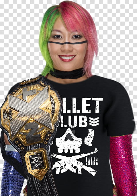 WWE Asuka Bullet Club transparent background PNG clipart