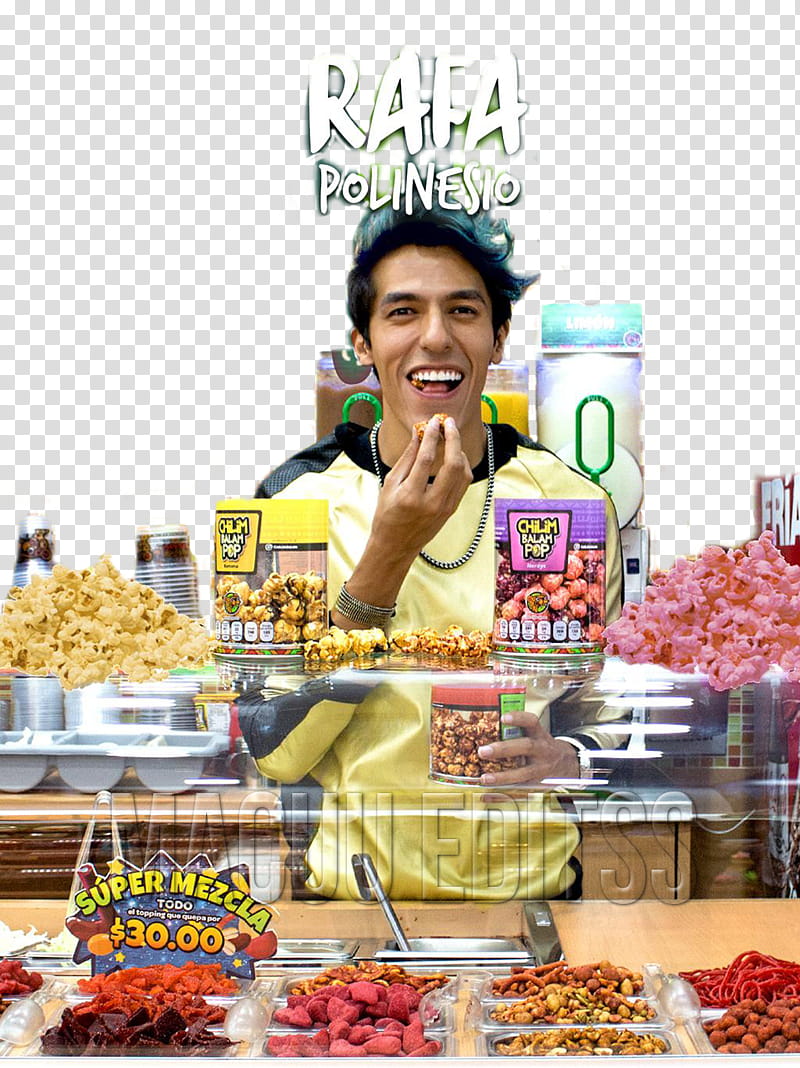 man standing in-front of food inside room transparent background PNG clipart