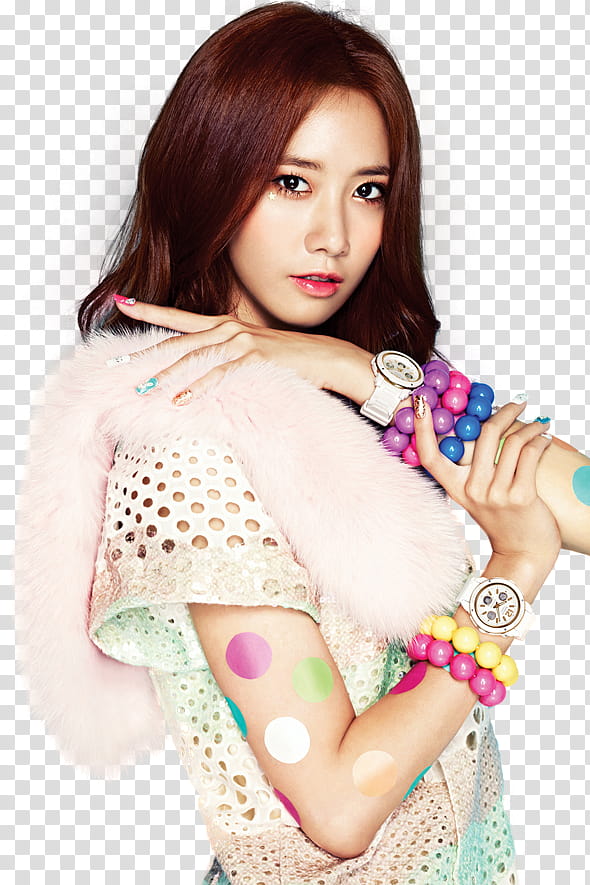 Yoona SNSD Casio render, woman wearing white top transparent background PNG clipart