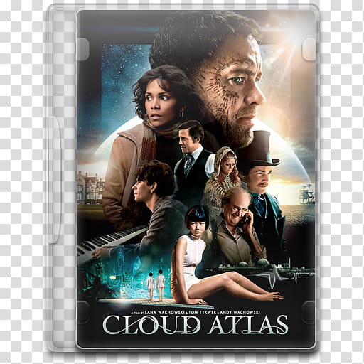 Movie Icon , Cloud Atlas, Cloud Atlas DVD case transparent background PNG clipart