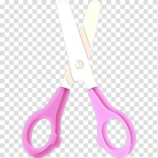 pink scissors office instrument cutting tool, Cartoon transparent background PNG clipart
