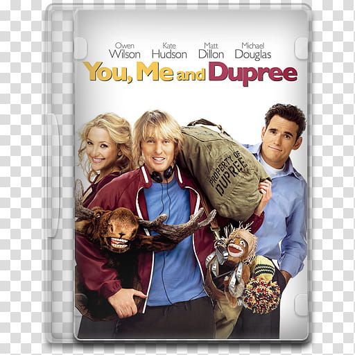 Movie Icon Mega , You, Me and Dupree, You, Mean and Dupree DVD case transparent background PNG clipart
