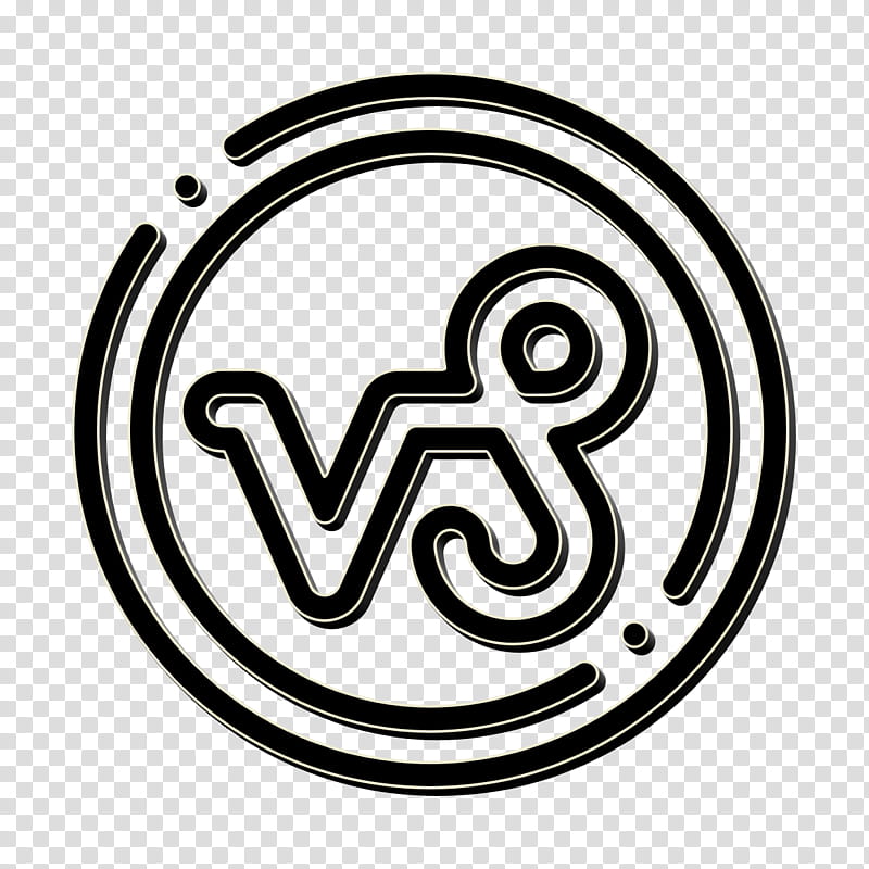 Capricorn icon Esoteric icon, Symbol, Line, Logo, Emblem, Circle, Blackandwhite, Line Art transparent background PNG clipart