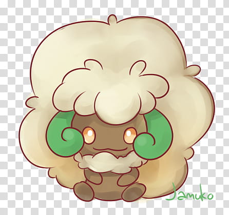 Pokemon BW Doodle, Whimsicott, Pokemon character illustration transparent background PNG clipart