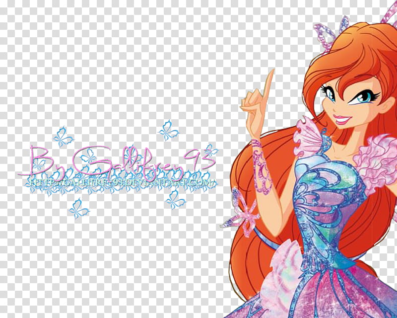 Winx Club Bloom Butterflix Couture transparent background PNG clipart
