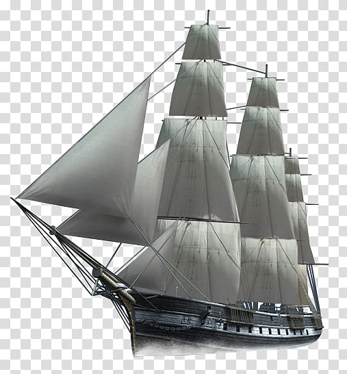Pirate Ship, Sailing Ship, Boat, Watercraft, Sailboat, Tall Ship, Fullrigged Ship, Galleon transparent background PNG clipart