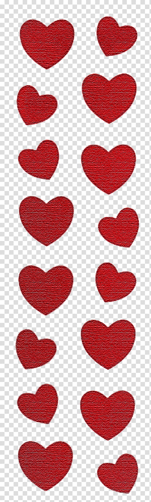 red hearts transparent background PNG clipart