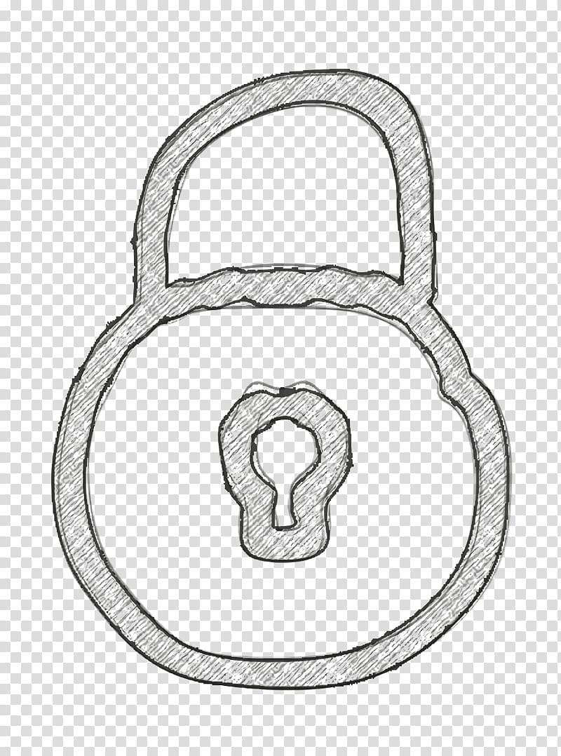 Safety Icon, Lock Icon, Security Icon, Square Icon, Padlock, Drawing, Body Jewellery, Line transparent background PNG clipart