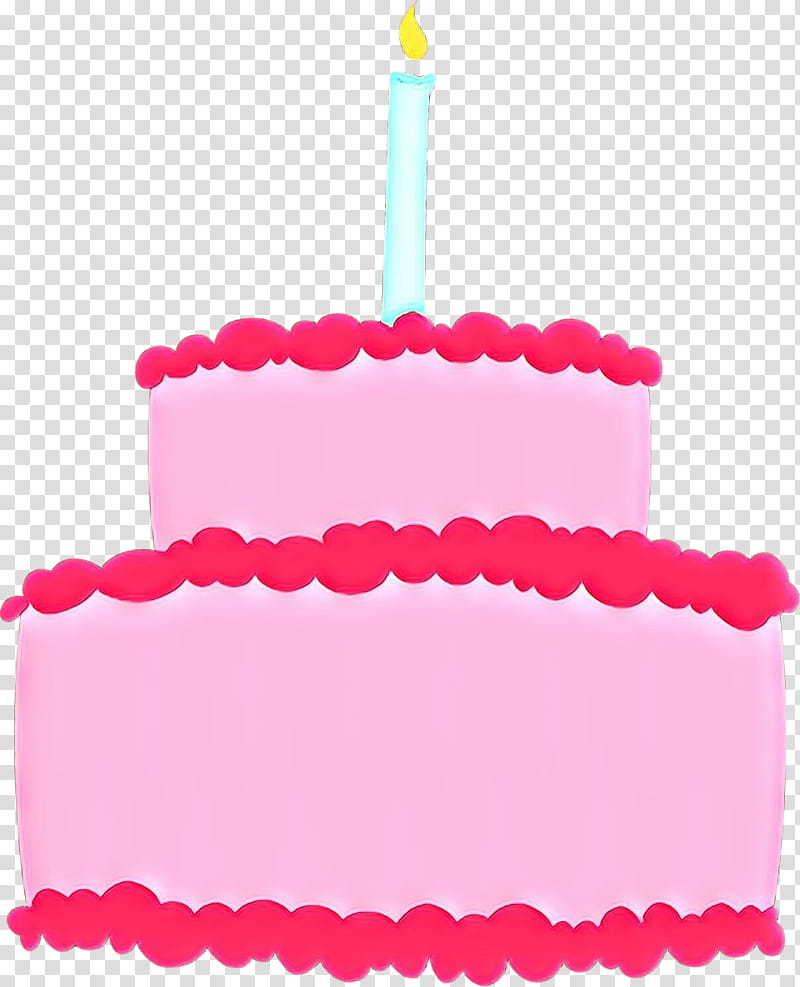 Pink Birthday Cake, Cartoon, Cake Decorating, Birthday
, Torte, Pink M, Tortem, Cake Decorating Supply transparent background PNG clipart