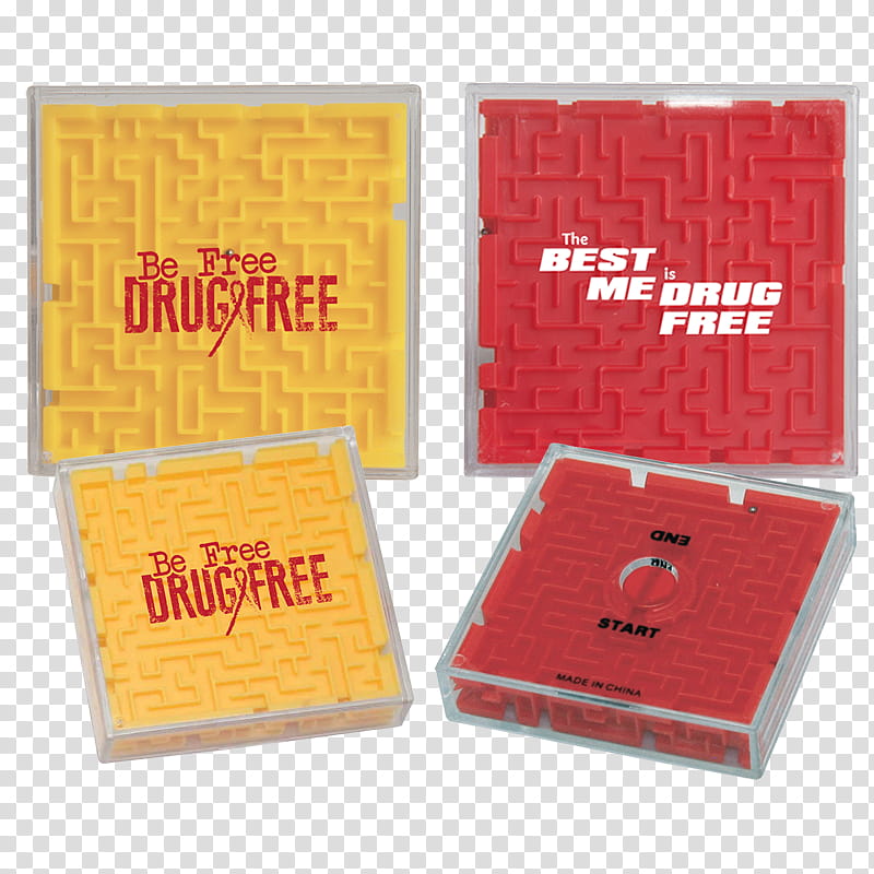 Box, Maze, Puzzle, Yellow, Red transparent background PNG clipart