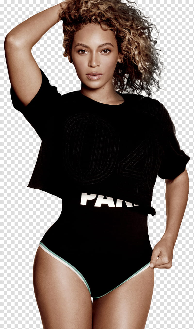 Beyonce , Beyonce Knowles touching her hair while standing transparent background PNG clipart