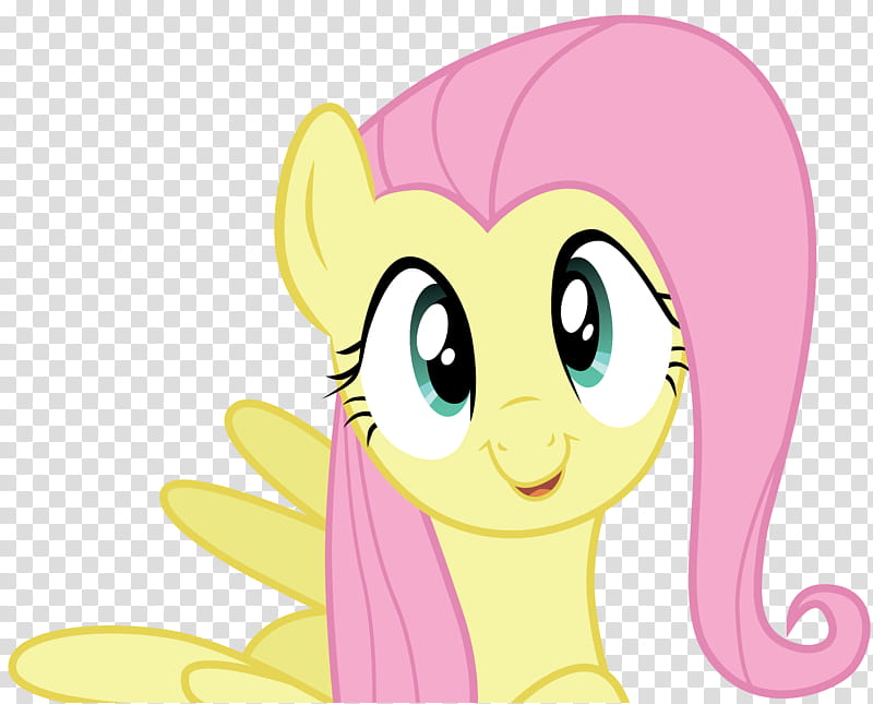 Cute Fluttershy, unicorn transparent background PNG clipart