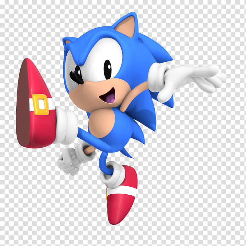 Classic Sonic Jump Out Pose, Sonic the Hedgehog transparent background PNG clipart