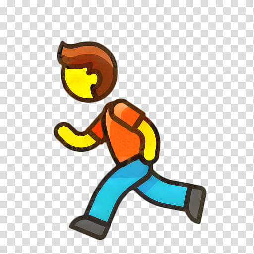 Emoji Finger, Running, Cartoon, Thumb transparent background PNG clipart