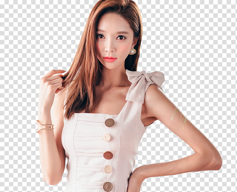 PARK SOO YEON, standing woman wearing shirt transparent background PNG clipart