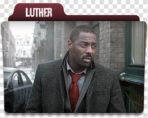 New TV Series Folders, Luther folder icon transparent background PNG clipart